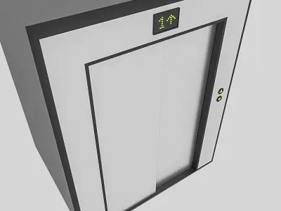 3D Elevator - Low-poly 3D model