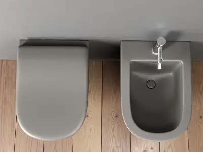 Ceramica Cielo Fluid Wall-Hung WC 3D model