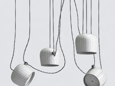 Aim Pointed Lighting Collection 3D model