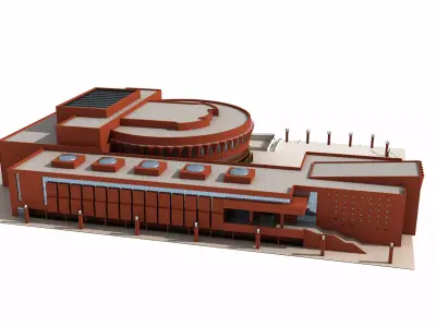 New Tsinghua Auditorium 3D model
