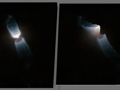 IRAS 13208 DEEP SKY OBJECT 3D SOFTWARE ANALYSIS 3D print model