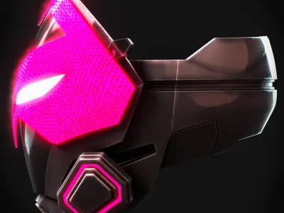 3d Files- Miles Prowler Mask and Collar 3D model