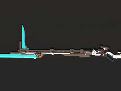 HONKAI IMPACT STAR RAIL - BRONYA RAND WEAPON -3D FILE STL- 3D print model