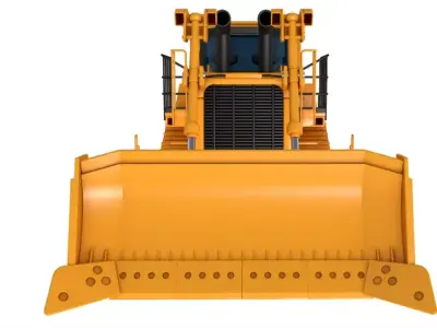 Tracked Dozer 3D model buy