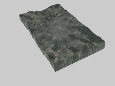 MOSCOW City  Low-poly 3D model