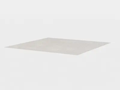 Ground square tile Low-poly 3D model