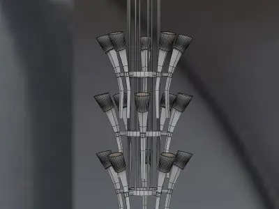 TUSK CHANDELIER 3D model