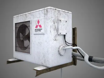 AirConditioning Mitsubishi 3D model