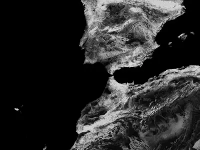 Spain High resolution 34k direct map Texture