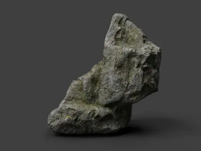 Rock 3-2 Low-poly 3D model