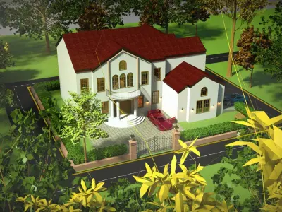 Family House 3D model