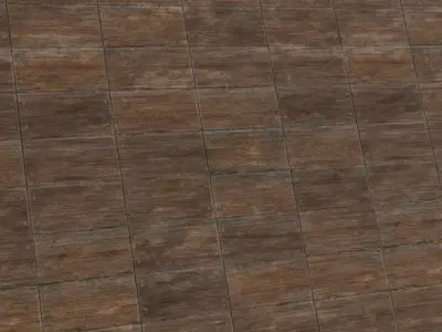 Weathered Red Painted Barn Wood PBR Seamless Texture