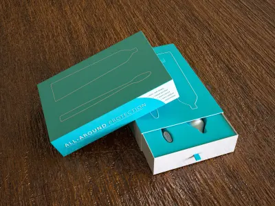 Brand packaging design Toothbrush Toothpaste 3D model