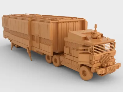 Universal soldier truck 3D print model