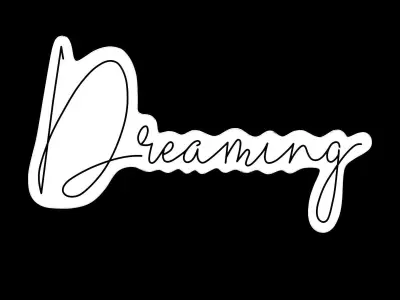 Dreaming Neon Sign 3D model