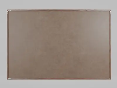 Wall-Mounted Blackboard - Regular Style Set 3D Model Pack