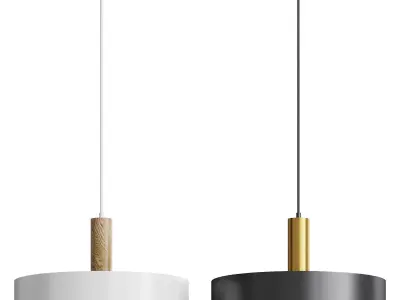 Slate Pendant Lamp 3D model