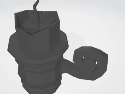 Candle 3D model