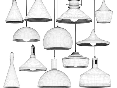 Pendant Lights Kitchen 3D model