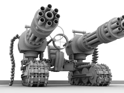 Gaming concept model  3D model