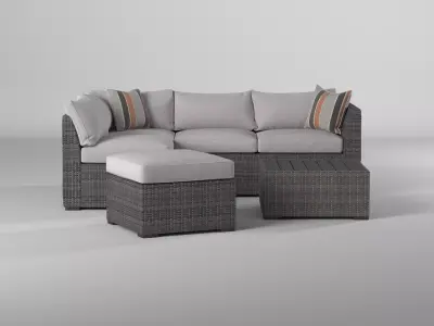 Exterior Sofa 3D model purchase
