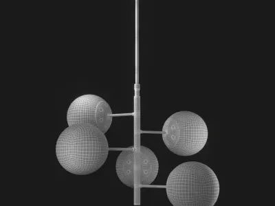 Dar Lighting Bombazine 5lt 3D model