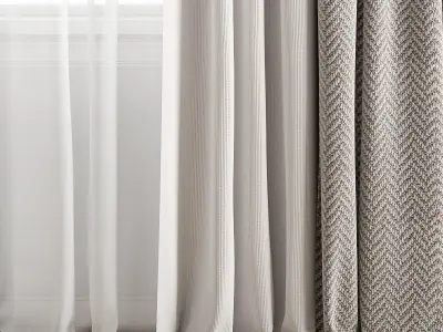 Curtain 372 3D model
