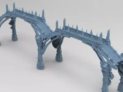 Ancient Crete Demeter bridge  3D model