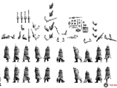 Valour Korps - Veteran Infantry 3D print model