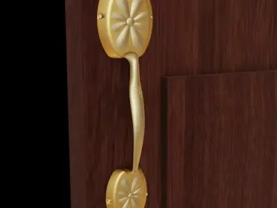 Door handle Free low-poly 3D model purchase