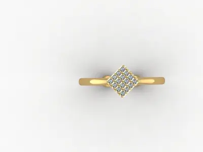 Ring - Gold - Silver 3D print model