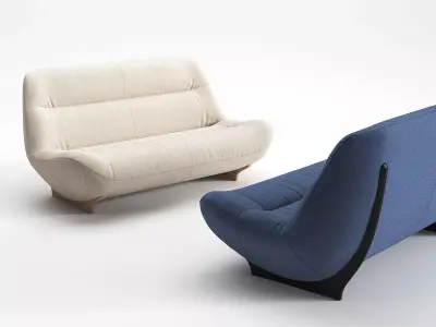 Manarola Loveseat 3D model