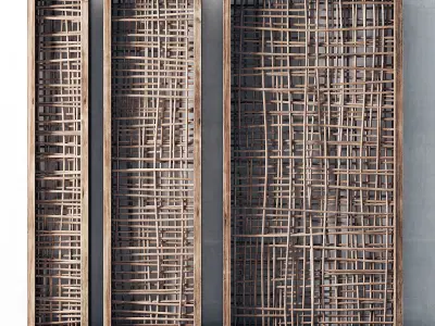 Branch decor frame 3D model