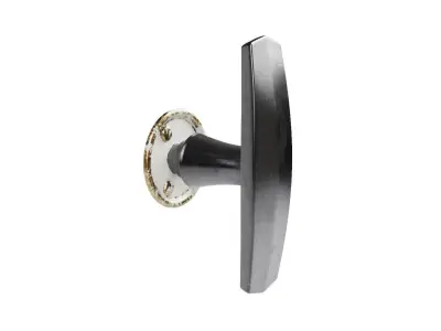 Antique Door Handles Set 3D model