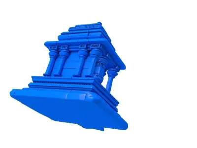 Stone Temple -  Ancient Stone Temple -  temple  3D print model