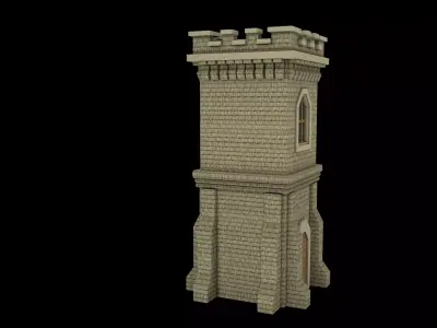 Castle Tower 3D model