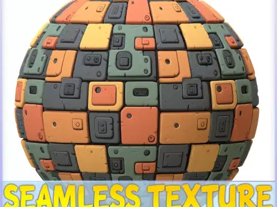 SciFi Seamless Texture Texture 8