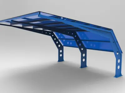 Carport 3D model purchase