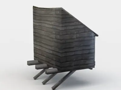 House oriel Low-poly 3D model