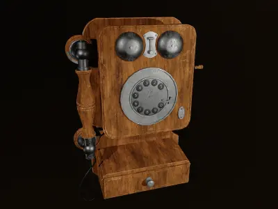 Rotarty Phone 3D model