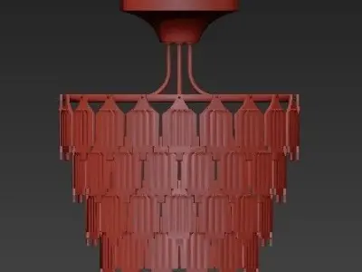 Gorgeous elegant chandelier 3D model