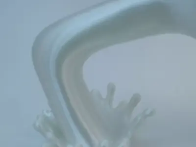 Water Droplet Matchstick Man 3D print model