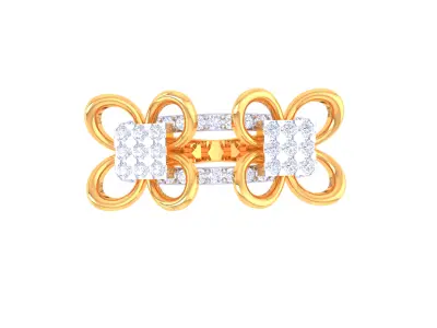 Women Ring  Render 3dm STL OBJ FBX Details 3D print model 405