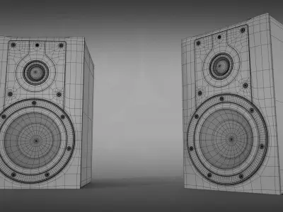 Hi-Fi Speakers 3D model