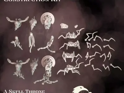 SkullDrone construction kit - Full 3D print model