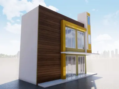 Store 5x10 KPI left 3D model