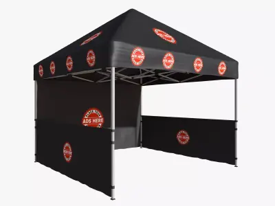 Event Tent 2  4x4 3D model