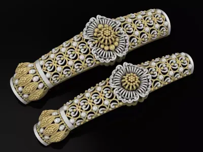 NEW 26 INDIAN BANGLES COMPLETE LOT 3D print model