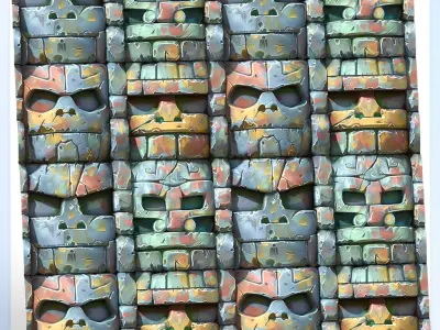 Stylized Wall Seamless Texture Texture 50