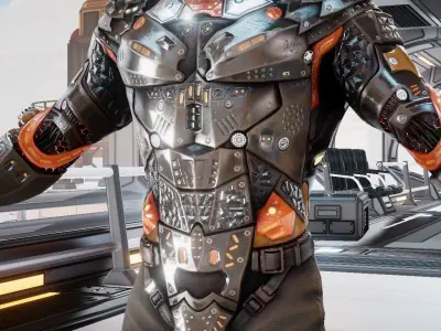 Jax Sci Fi Character  3D model